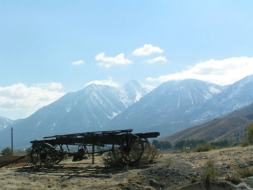 Carson Range mountains with Jobs Peak