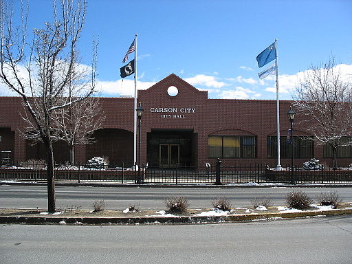 Front view of Carson City City Hall