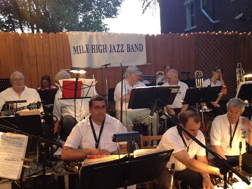 members of mile high jazz band