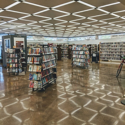 interior of carson city library