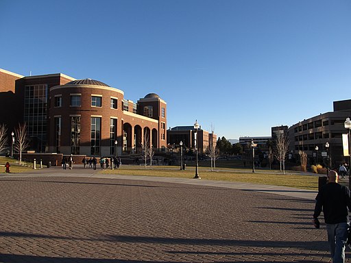 exterior of UNR library