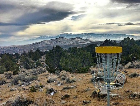 sierra nevada range from lizard peak disc golf course