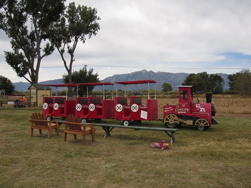 kiddie train at corley ranch