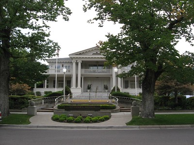 front view exterior nevada governor's mansion