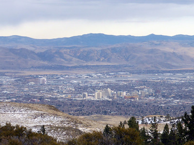 View of reno from the northwest