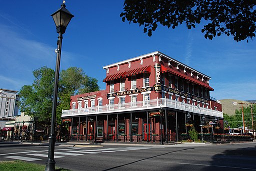 exterior st. Charles-Muller's hotel, carson city