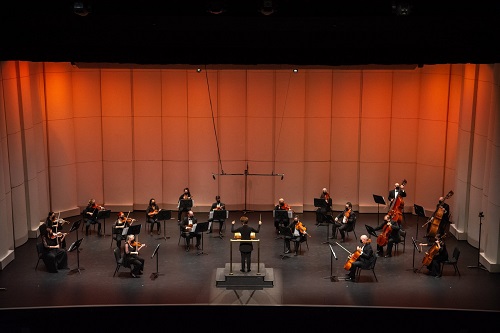Reno philharmonic on stage