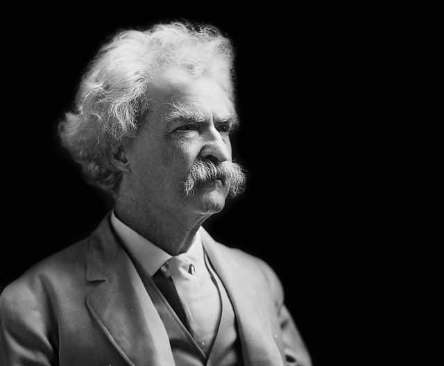 portrait of mark twain