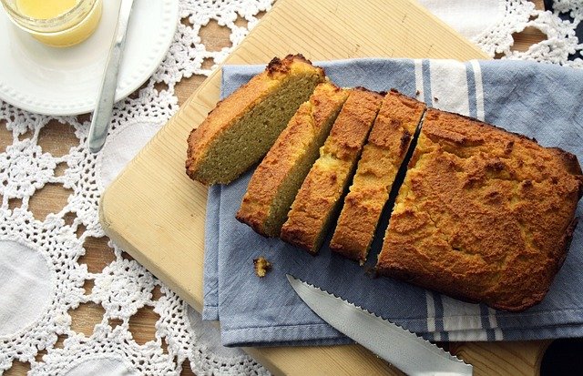 bread on country kitchen table