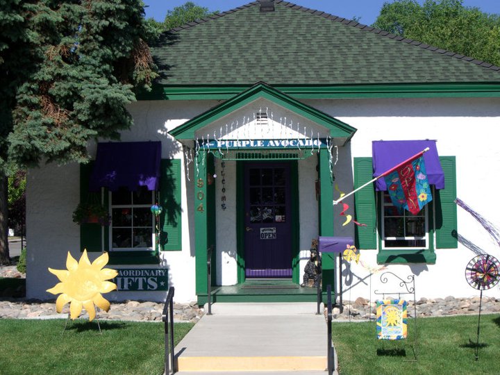 exterior purple avocado gift shop