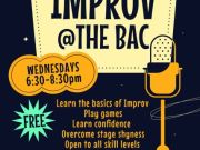 Brewery Arts Center, Improv @ The BAC