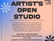 Brewery Arts Center, Artist's Open Studio