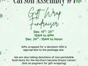 Carson Mall, Gift Wrapping Fundraiser