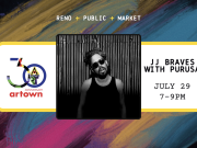 Reno Public Market, JJ Braves with Purusa at Reno Public Market for Artown