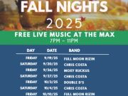 Max Casino, Fall Nights Live Music