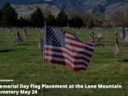Carson City Events, Memorial Day Flag Placement at the Lone Mountain Cemetery