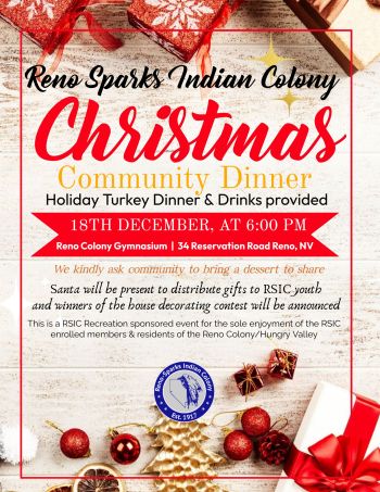Reno-Sparks Indian Colony, Christmas Community Dinner