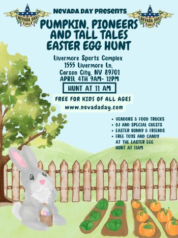 Nevada Day Inc., Pumpkin, Pioneers and Tall Tales Egg Hunt