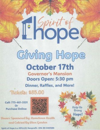 Carson City Events, Giving Hope Fundraiser
