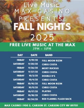 Max Casino, Fall Nights Live Music