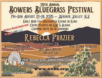 Northern Nevada Bluegrass Association, 39th Annual Bowers Bluegrass Festival