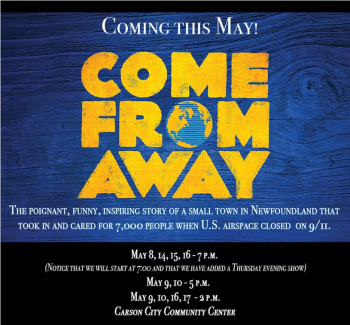 Western Nevada Musical Theatre Company, Come From Away
