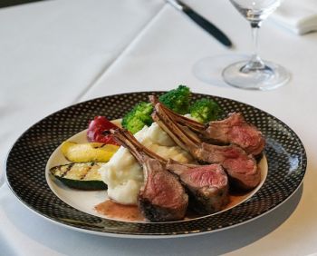 Bricks Restaurant, New Zealand Rack of Lamb