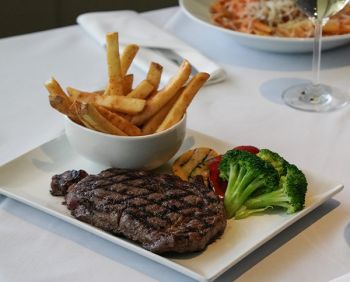 Bricks Restaurant, Rib Eye Steak