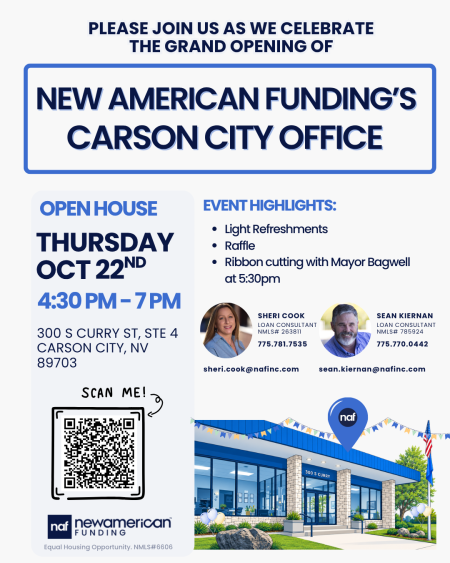 Carson City Chamber of Commerce, Ribbon Cutting & Grand Opening at New American Funding
