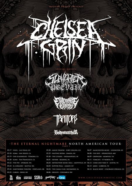 Reno-Sparks Events, Chelsea Grin, Slaughter To Prevail, Enterprise Earth, Traitors