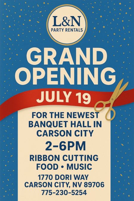 Carson City Chamber of Commerce, Grand Opening & Ribbon Cutting: L&N Party Rentals