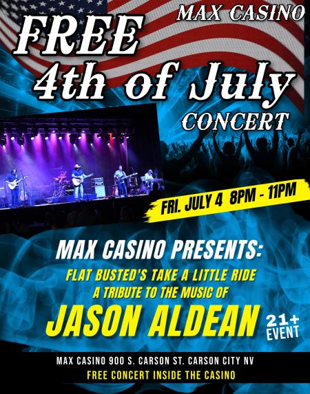 Max Casino, 4th of July Concert A Tribute to Jason Aldean