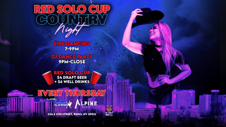Lake Tahoe AleWorX Reno, Red Solo Cup Country Night
