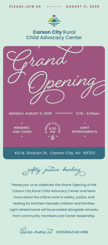 Carson City Chamber of Commerce, Grand Opening & Ribbon Cutting: Carson City Rural Child Advocacy Center