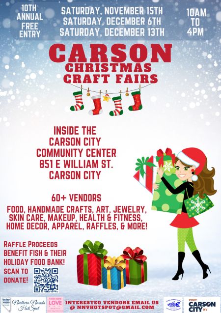 Carson City Events, 10th Annual Carson Christmas Craft Fair