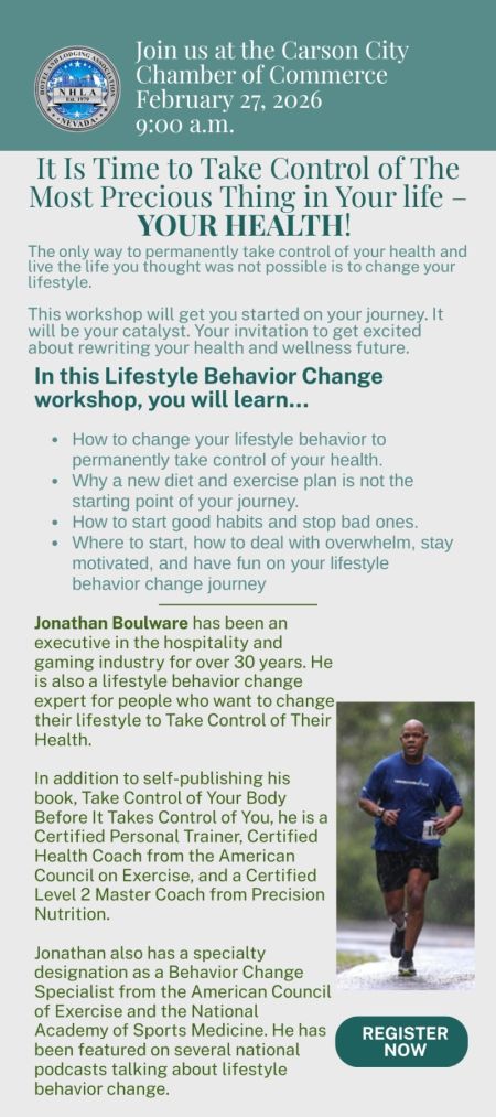 Carson City Chamber of Commerce, Health and Wellness Workshop