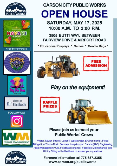 Carson City Events, Open House: Carson City Public Works