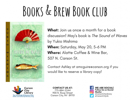 Carson City Library, Books & Brew Book Club