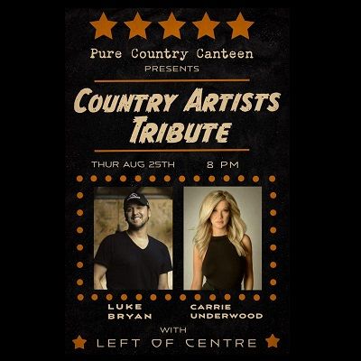 Pure Country Canteen, Country Artists Tribute
