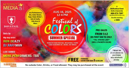 Reno-Sparks Events, Festival of Colors - Summer Edition