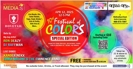 Reno-Sparks Events, 10th Festival of Colors - Special Edition