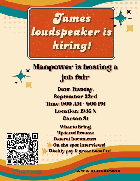 Carson City Events, Manpower Job Fair