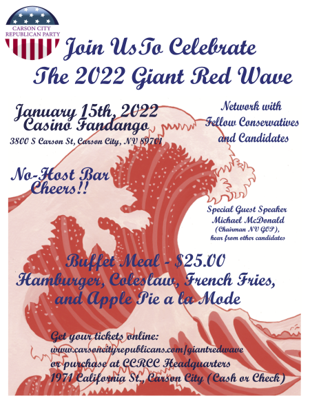 Carson City Republican Party, 2022 Giant Red Wave