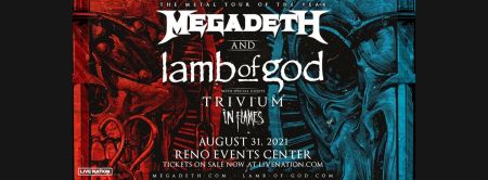 Reno Events Center, Megadeth and Lamb of God