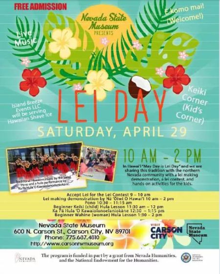 Nevada State Museum, Lei Day 2023