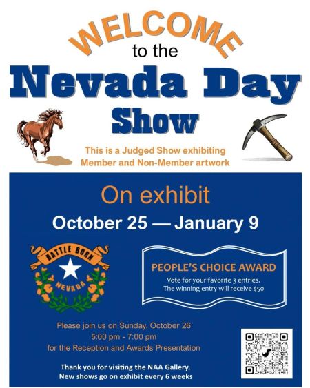 Nevada Artists Association, Nevada Day Show Reception & Awards Presentation