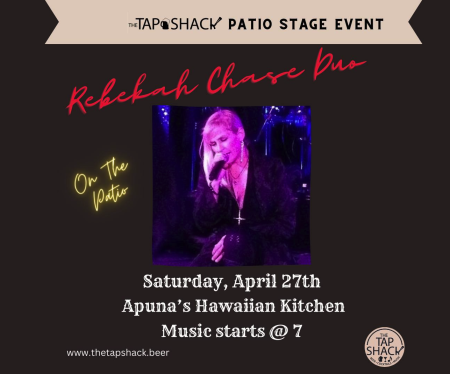The Tap Shack, Rebekah Chase Duo Live