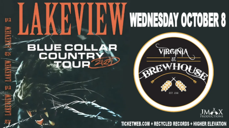 Virginia Street Brewhouse, Lakeview – Blue Collar Country Tour