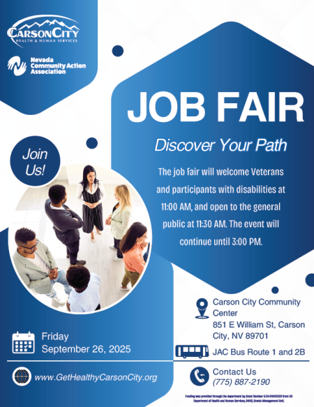 Carson City Events, Job Fair!