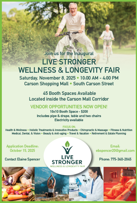 Carson Mall, Live Stronger Wellness & Longevity Fair
